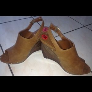 New Jessica Simpson Kassidy Wood Wedge Shoe Size10