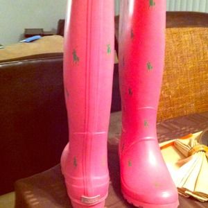 Ralph Lauren polo rainboots