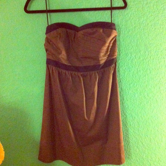 Purple with black American eagle strapless dress !