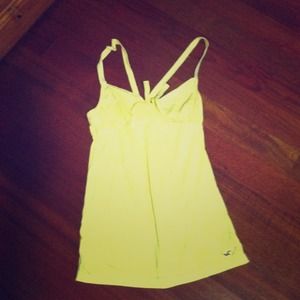 Adorable yellow Holloster baby doll tank