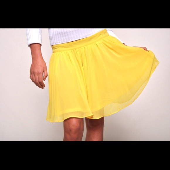Brand New Yellow Summer Skirt