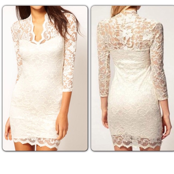 White Lace Dress