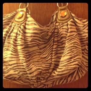 Tiger printed handbag