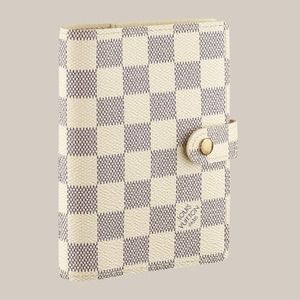 Authentic LV White Damier Agenda Wallet