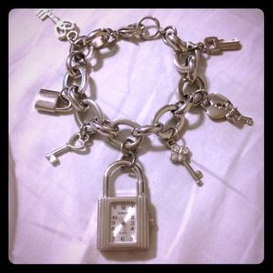 Watch charm bracelet