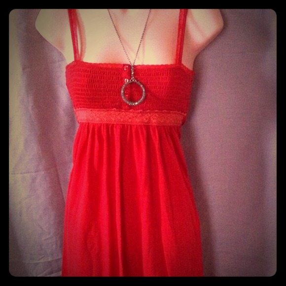 🌈Sold🌟Orange summer dress🌟