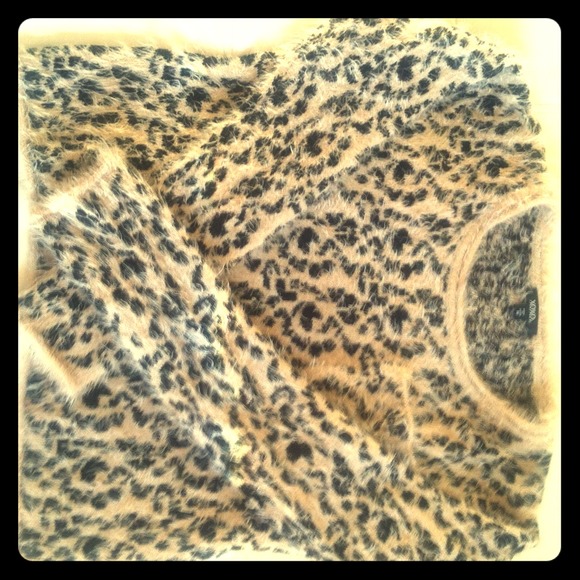 XOXO Cheetah print sweater