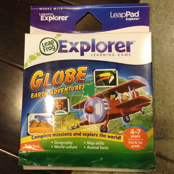 Leap Pad Explorer Globe earth Game