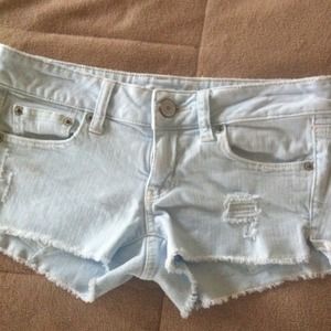 American Eagle distressed shorts