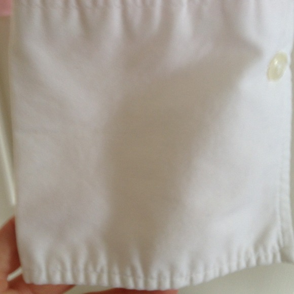 Sold educed New York & Co. Pink blouse w white col - Picture 2 of 4