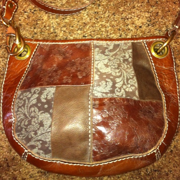 Fossil cross body.  Patchwork. Gorgeous!!!