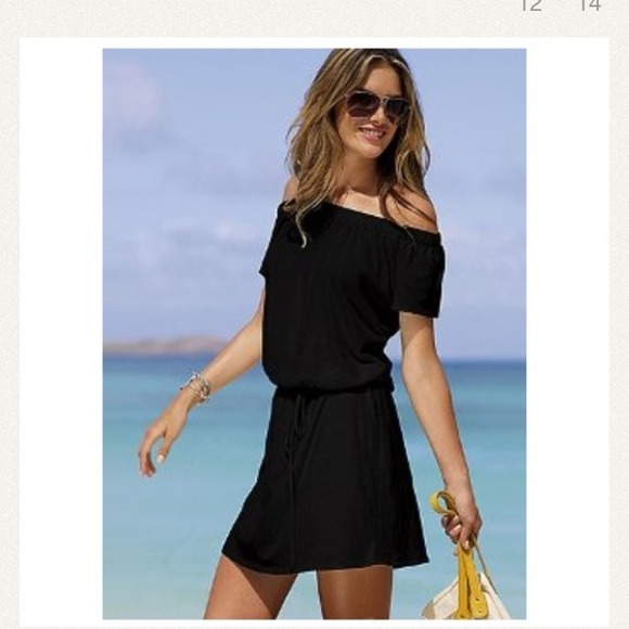VICTORIAS SECRET OFF SHOULDER DRESS!