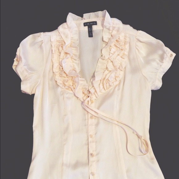 Cream colored blouse