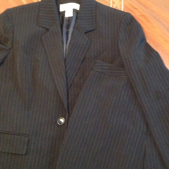 Black PinStrip Jones New York Suit
