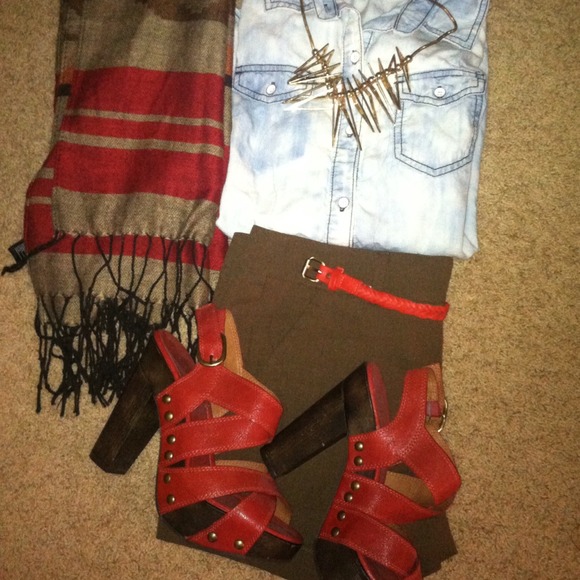 Rust Vintage Sandals