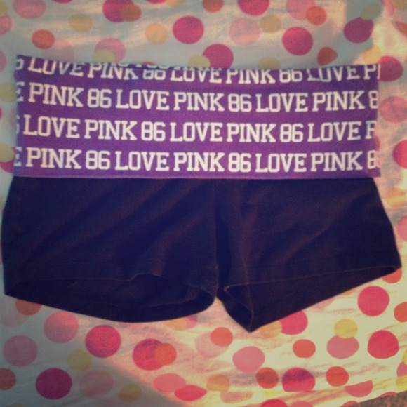 Victoria's Secret Pants - Vs PINK yoga shorts
