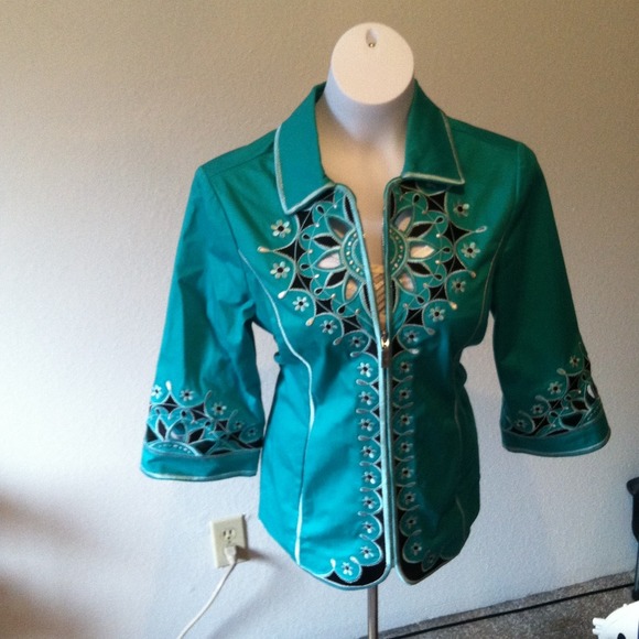 Bob mackie cut out jacket