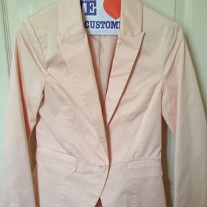 Blush pink H&M blazer