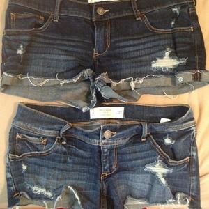 Stretchy destroyed denim