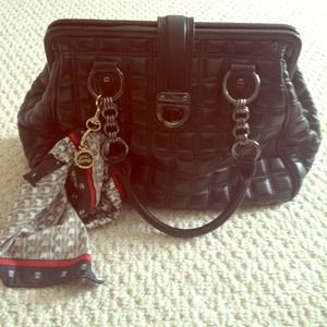 Black Quilted Express Bag