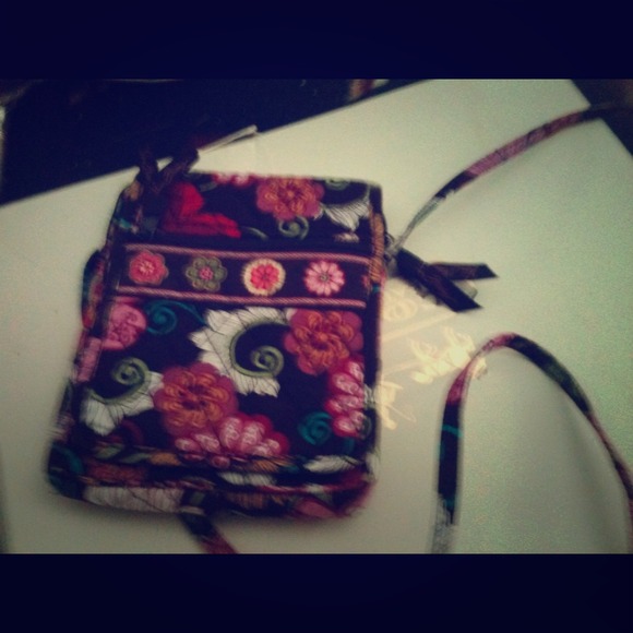 Vera Bradley mod floral cross-body bag