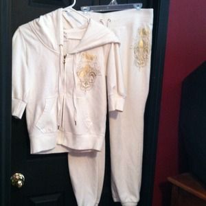 Express Creme Zip Up Hoodie & Sweats