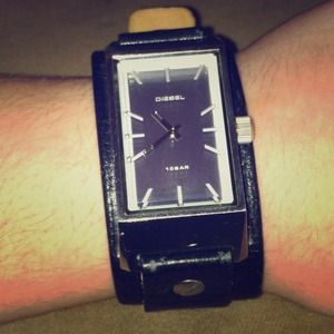 🚫SOLD🚫 Men's Diesel leather watch