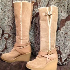 Tory Burch wedge boots