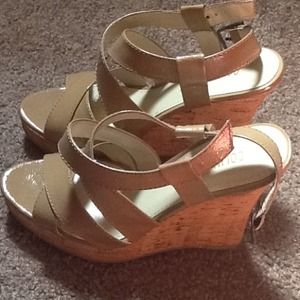 Nude wedge Sandals