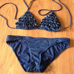 Navy/White(large) 2piece