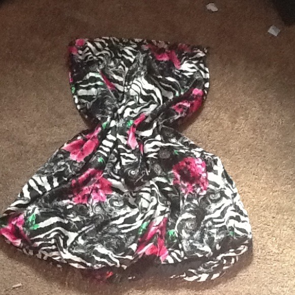 Strapless Spring Dress