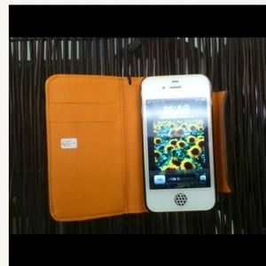 LV wallet style iPhone 4 4S case, leather