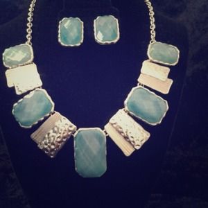 Necklace and earring set