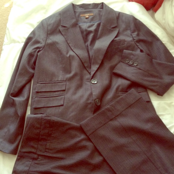 Merona charcoal pinstripe suit - Picture 1 of 4