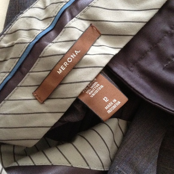 Merona charcoal pinstripe suit - Picture 4 of 4