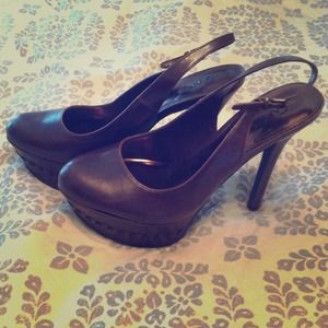 Carlos chocolate brown heels