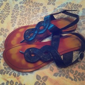 Black sandals