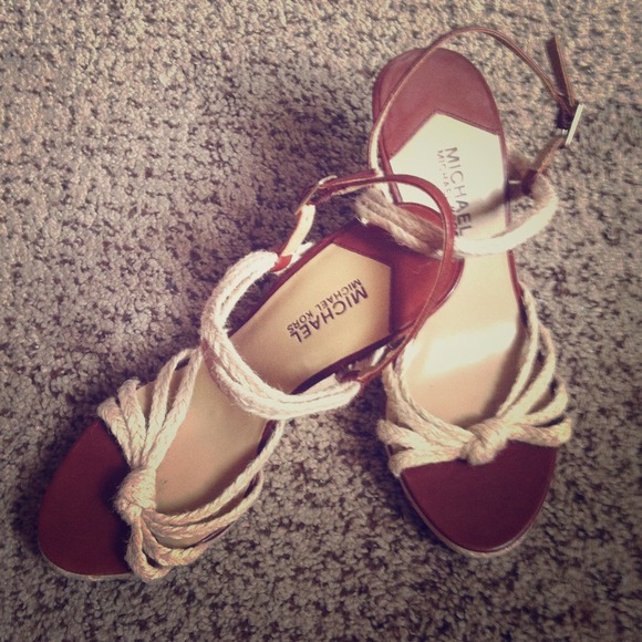 MK Palm Beach Sandal Women's Wedge Shoes