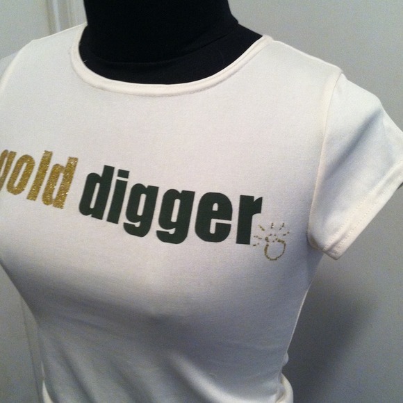 Lily B collection "gold digger" t-shirt - Picture 2 of 3