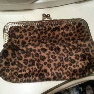 Cheetah Print Clutch