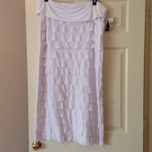 White New Directions Skirt