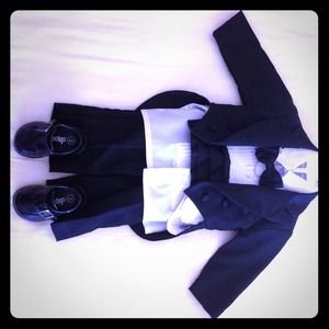 Baby boy Tuxedo & Santa suit