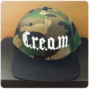 Wu-Tang Brand C.R.E.A.M Camo Snapback hat