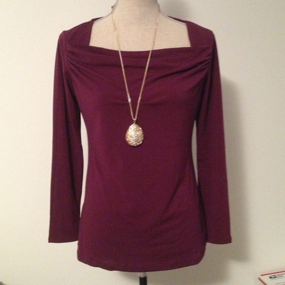 Plum blouse