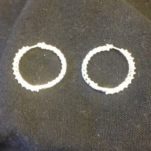 Diamond studded earrings