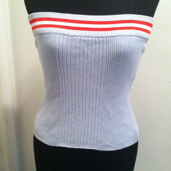 Big dog sporty blue/red tube top - Picture 1 of 3