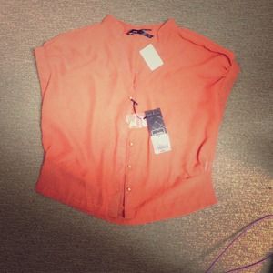 RESERVED Burnt orange blouse