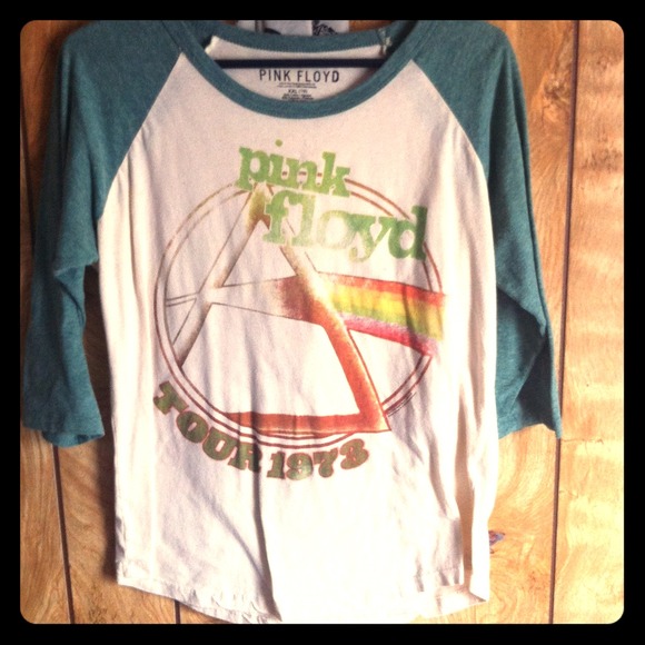 Vintage pink Floyd 3/4 sleeve shirt