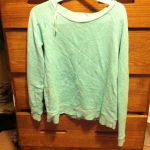 Mint colored sweatshirt