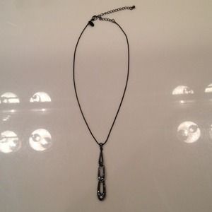 SOLD! Like new black Lia Sophia necklace